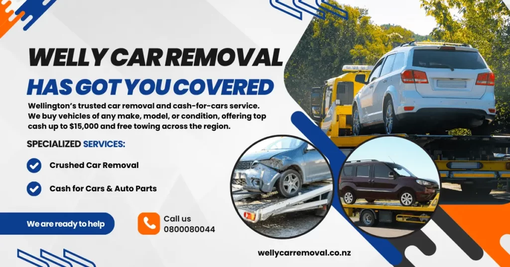 Scrap car removal Wellington